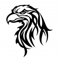 Plain tribal eagle tattoo design - Tattooimages.biz - ClipArt Best ...