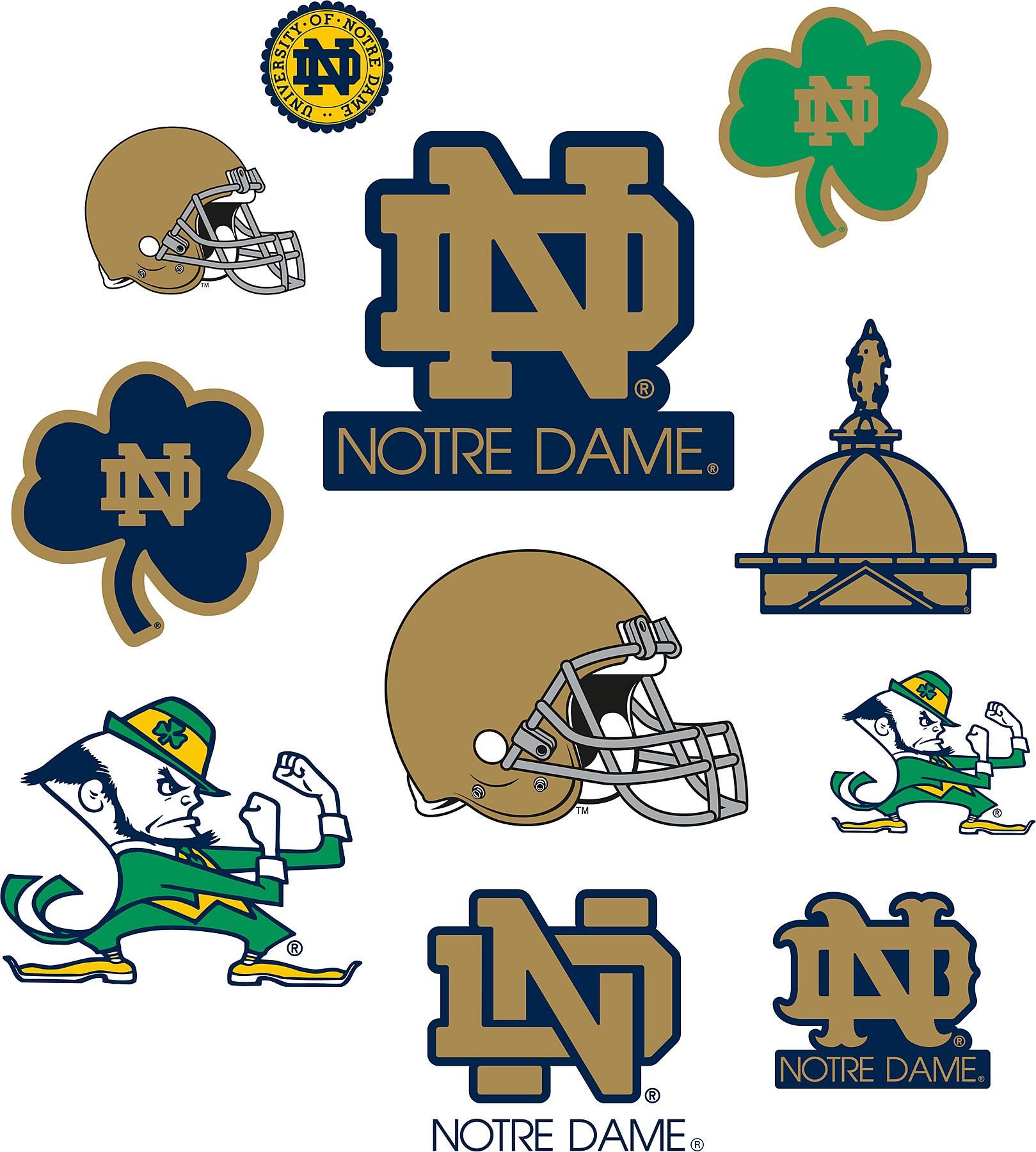 Notre Dame Football Logo Clip Art