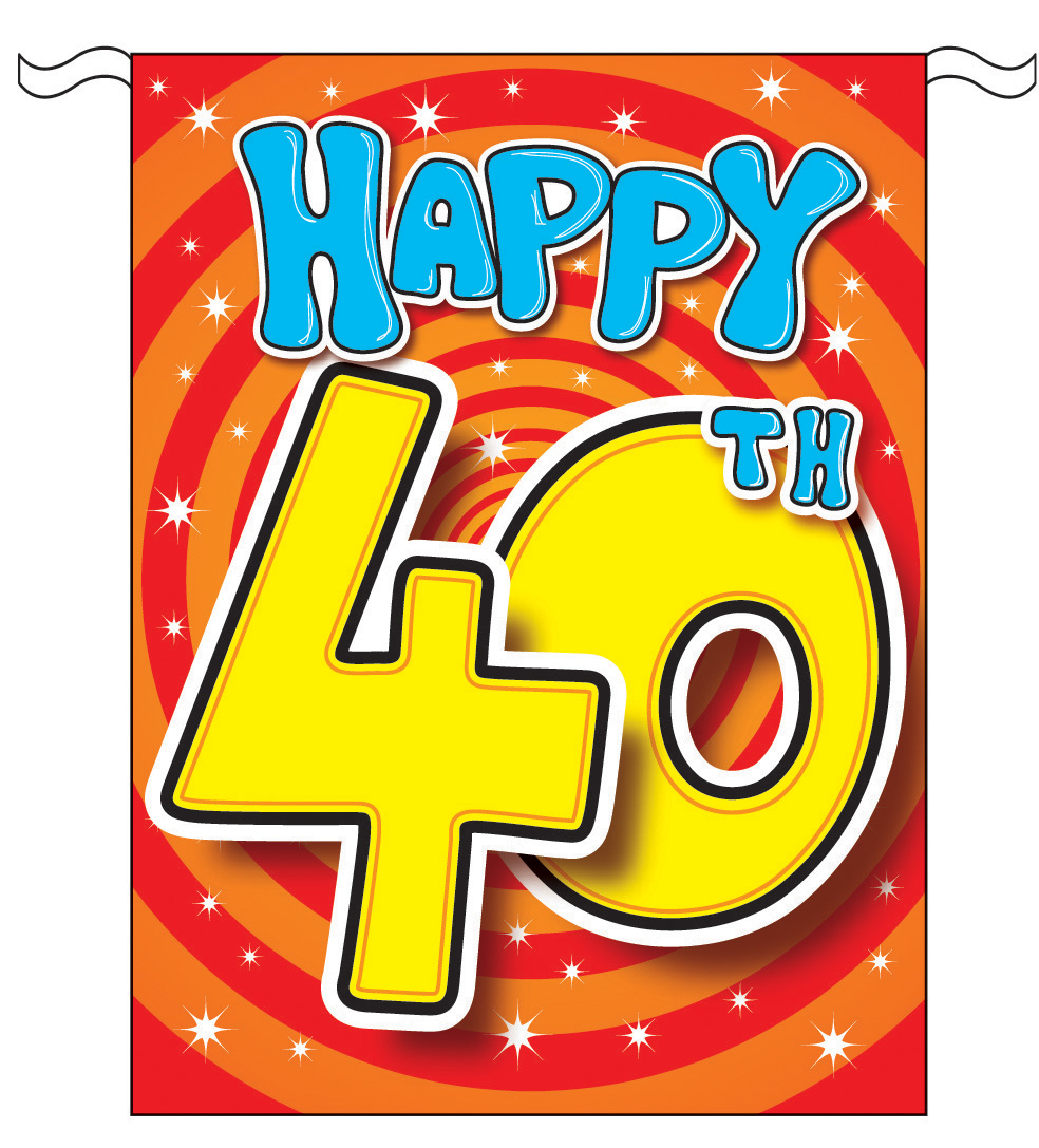 Happy 40th Birthday Images For Him - ClipArt Best