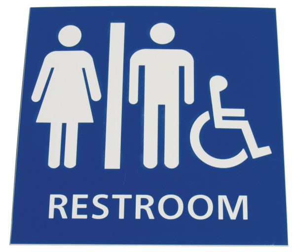 Women Handicap Bathroom Signs