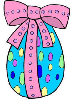 Free Easter Web Graphics - Easter Bunny Colorful Easter Eggs and ...