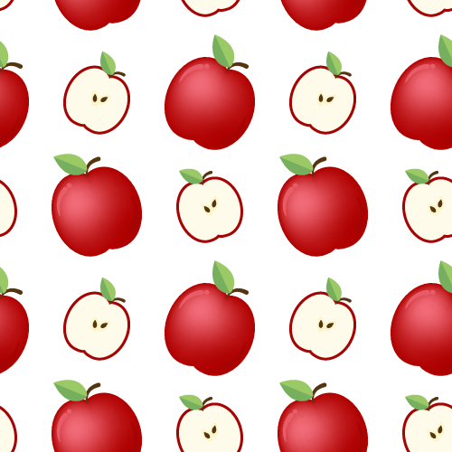 Apple Seamless Pattern Â» Background Labs | We Heart It | apple ...