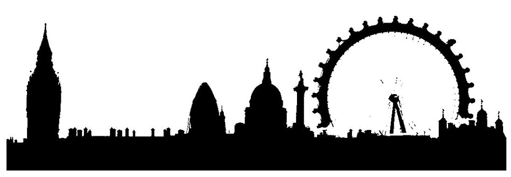 London Silhouette Skyline Clipart - Free to use Clip Art Resource ...