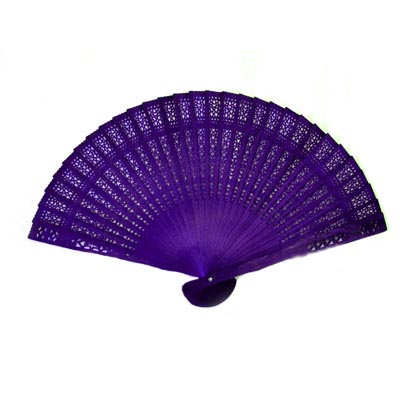 Purple Sandalwood Fans, Purple Sandlewood Wedding Hand Fan, Purple ...