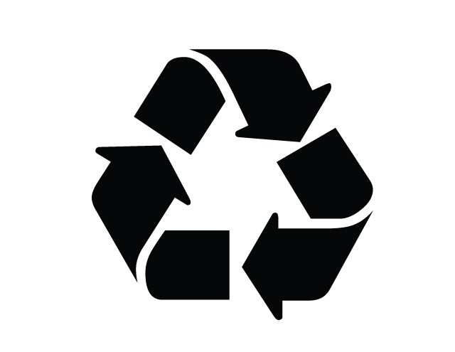 Recycling Stencil Printable - ClipArt Best