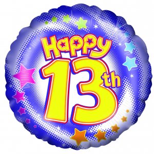 Teenager Happy 13th Birthday Clipart