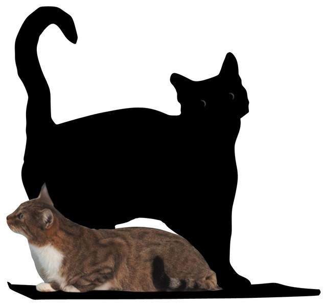 Cat Silhouette Cat Shelf Prance - contemporary - pet accessories ...