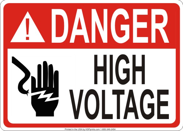 stock ANSI DANGER HIGH VOLTAGE safety decal - ClipArt Best - ClipArt Best