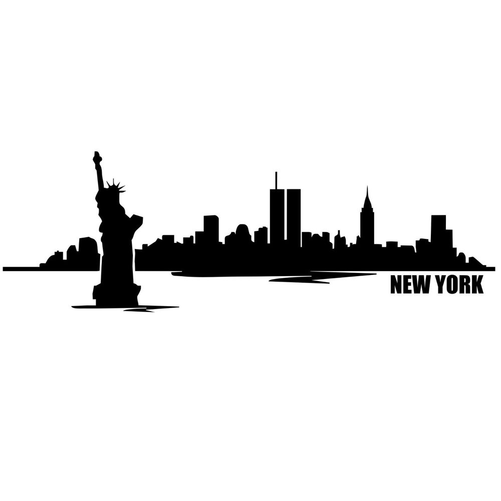 New York Skyline Silhouette - ClipArt Best