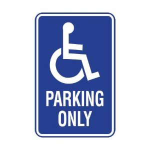 Disbled Parking Only - ClipArt Best