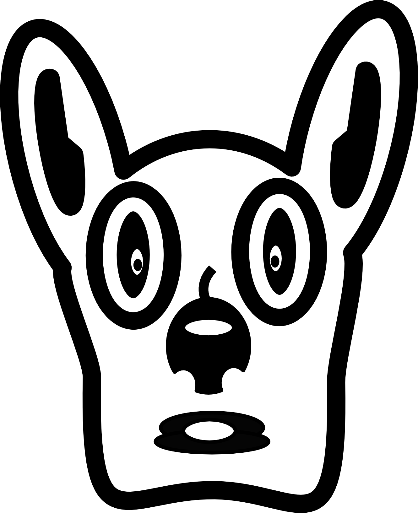 fundraw dot com cartoon dog face SVG - ClipArt Best - ClipArt Best