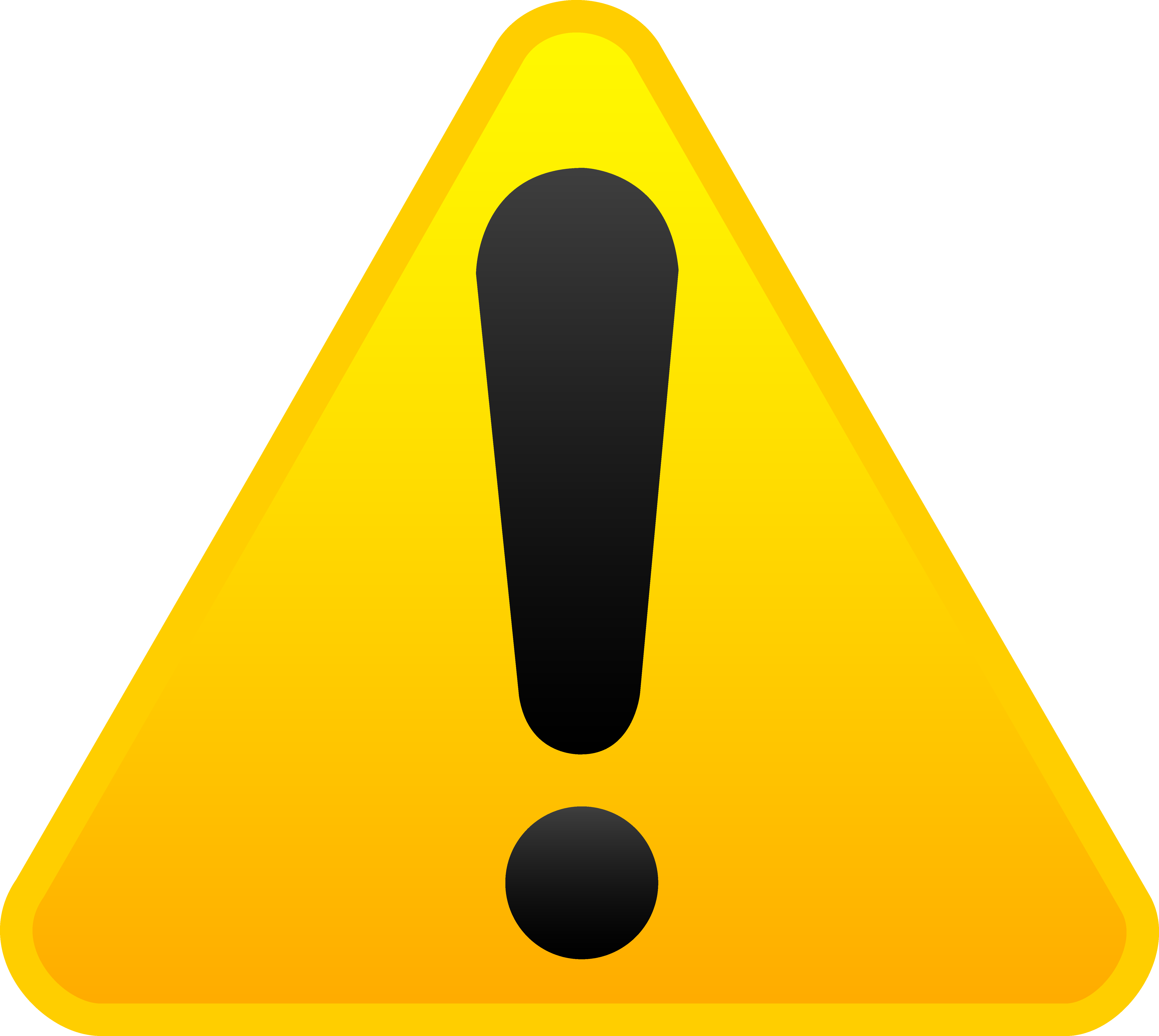 Caution Vector Icon - ClipArt Best