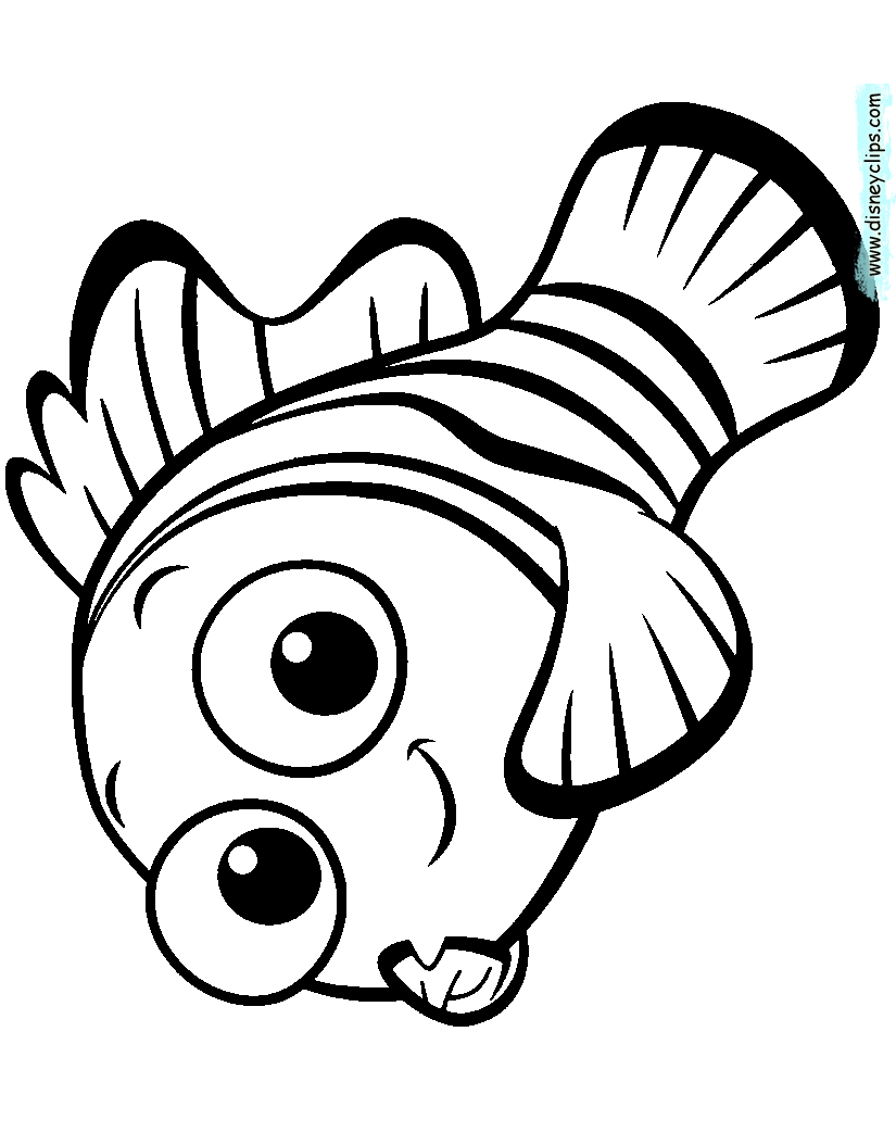 Finding Nemo Coloring Pages Characters
