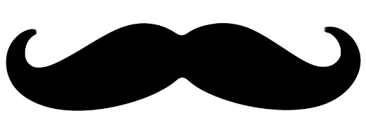 Mustache Cut Out - ClipArt Best