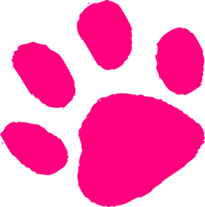 Pink Paw Prints - ClipArt Best