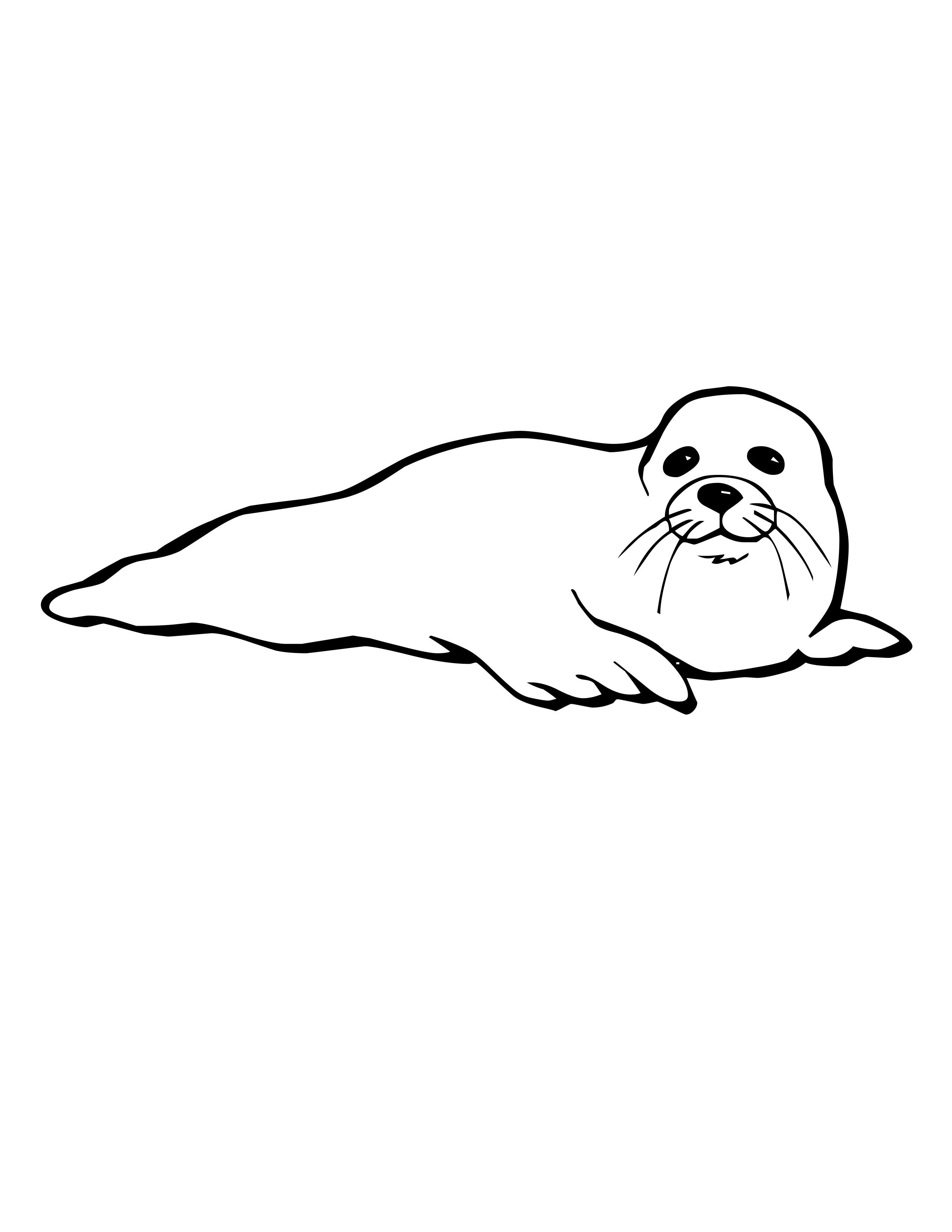 Sea Lion Template - ClipArt Best