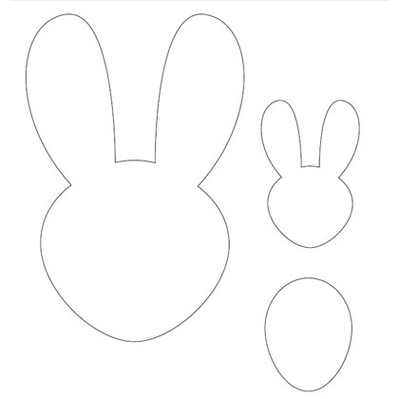 Easter Bunny Templates Silhouette Coloring Pages Printables ...