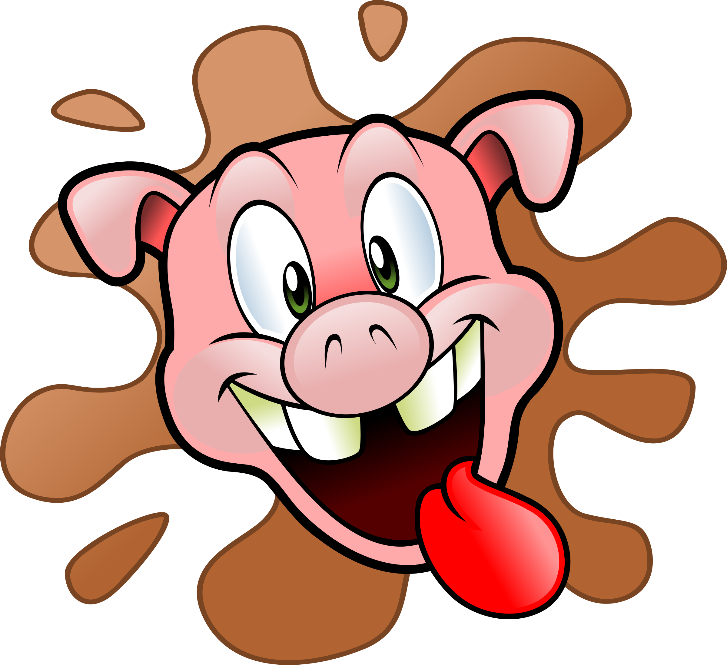 Happy Pig Png Clipart Cartoon Happy Happy Clipart Pig Clipart | Images ...