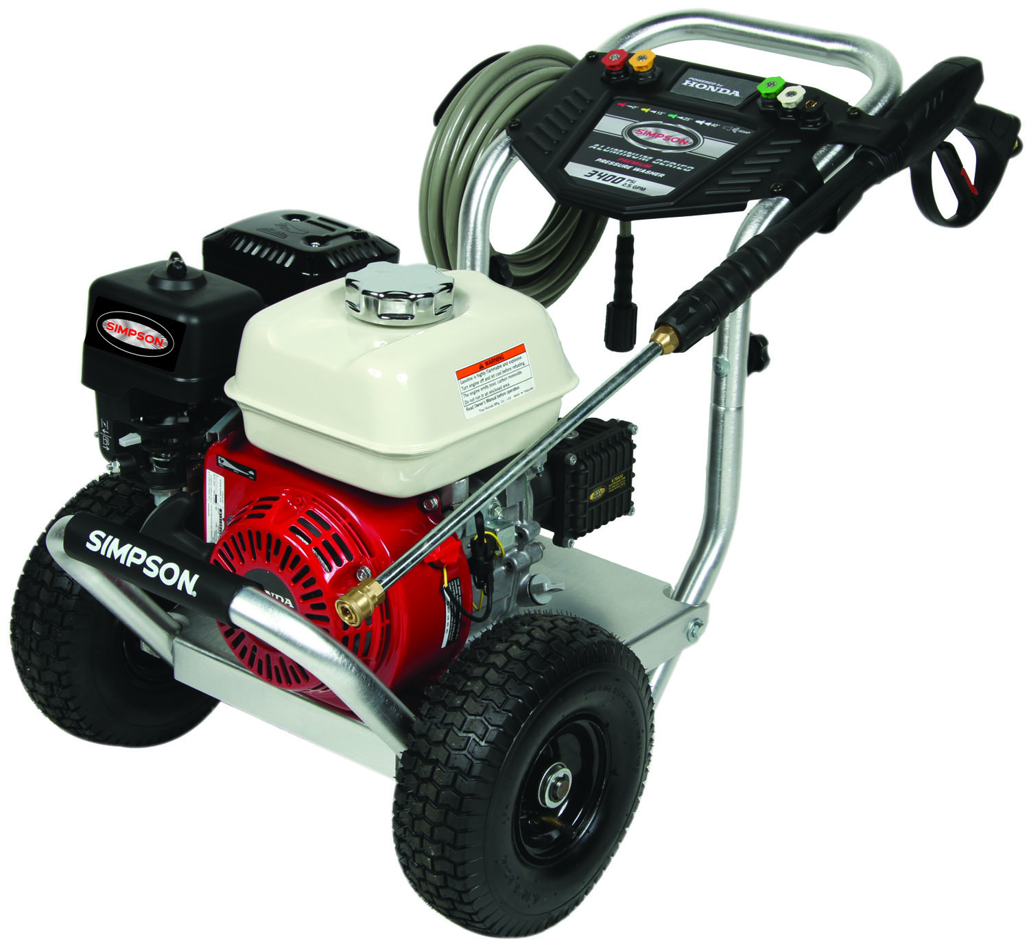 Aluminum ALH3425 Pressure Washer 3400 PSI w/ Honda | SIMPSONÂ ...