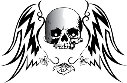 Totenkopf Tattoo - ClipArt Best