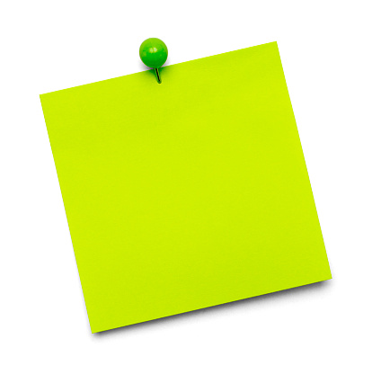 Green Sticky Note - ClipArt Best