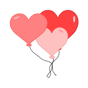 Pink Heart Balloons Clipart - ClipArt Best