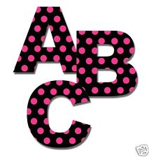 HOT PINK ZEBRA ALPHABET LETTER NAME WALL STICKER DECALS - ClipArt Best ...