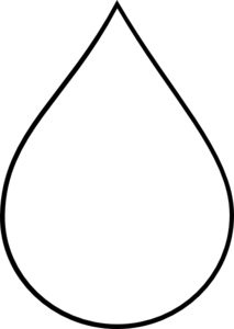Drop Of Water Clipart Black And White - ClipArt Best