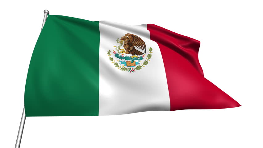 Waving Mexican Flag - ClipArt Best