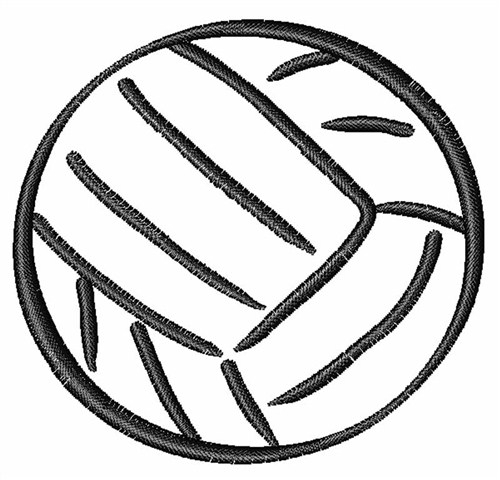 VolleyBALL OUTLINE - ClipArt Best