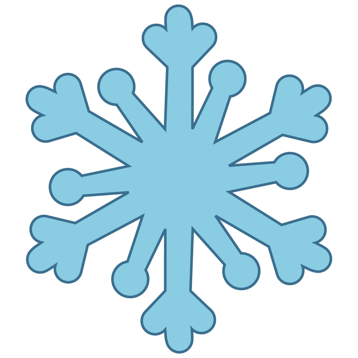 Free Printable Template For Snowflakes - Printable Templates