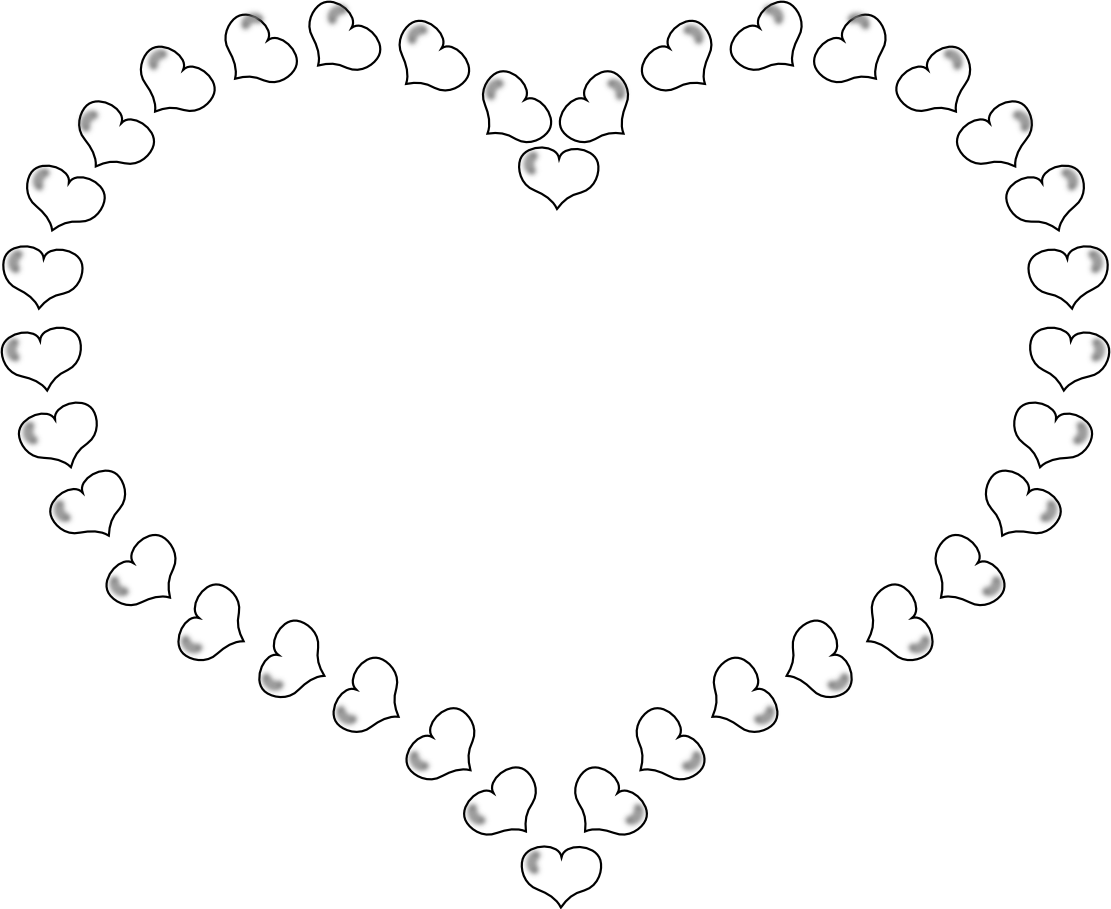 Black And White Pictures Of Hearts - ClipArt Best
