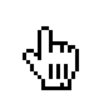 piq - pixel art | "pointing finger" [100x100 pixel] by gkrock