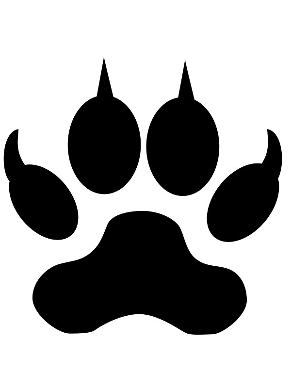 Wolf Print Outline - ClipArt Best