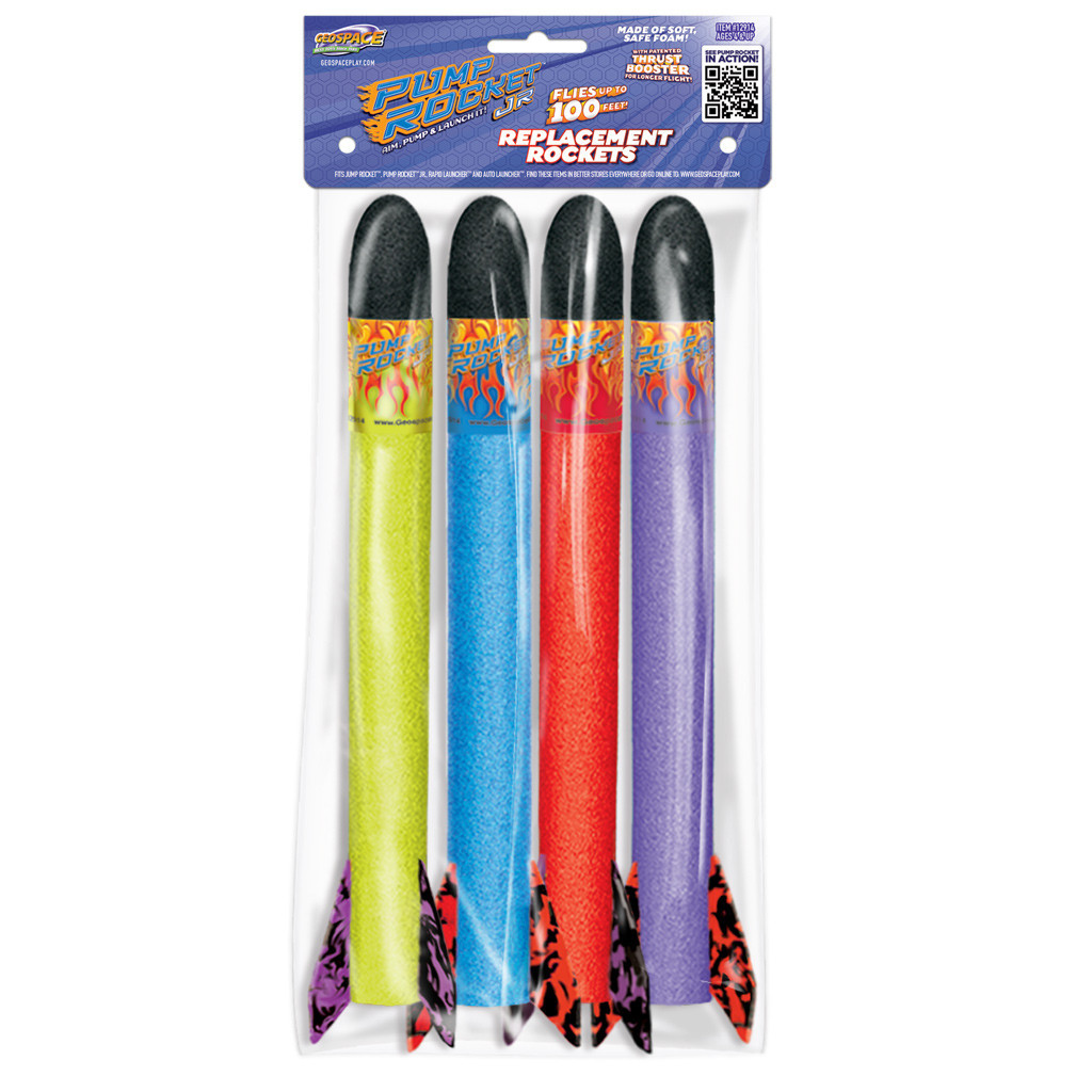 Jump Rocket Deluxe Set with 3 JR + 3 Mini Soft Foam Rockets ...