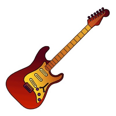 Cute Guitar Art - ClipArt Best