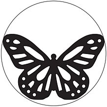 Monarch Butterfly Stencil - ClipArt Best