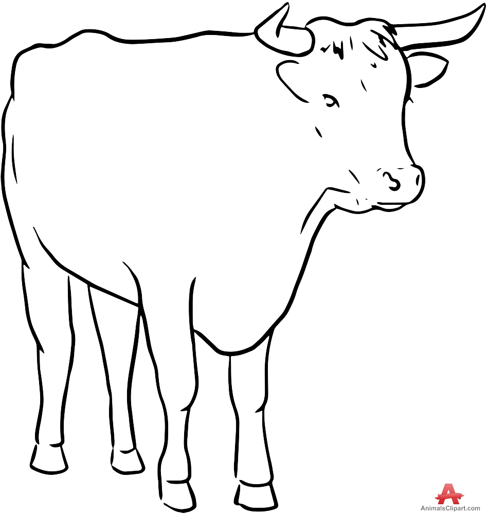 Cow Outline - ClipArt Best