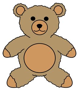 Simple Teddy Bear - ClipArt Best