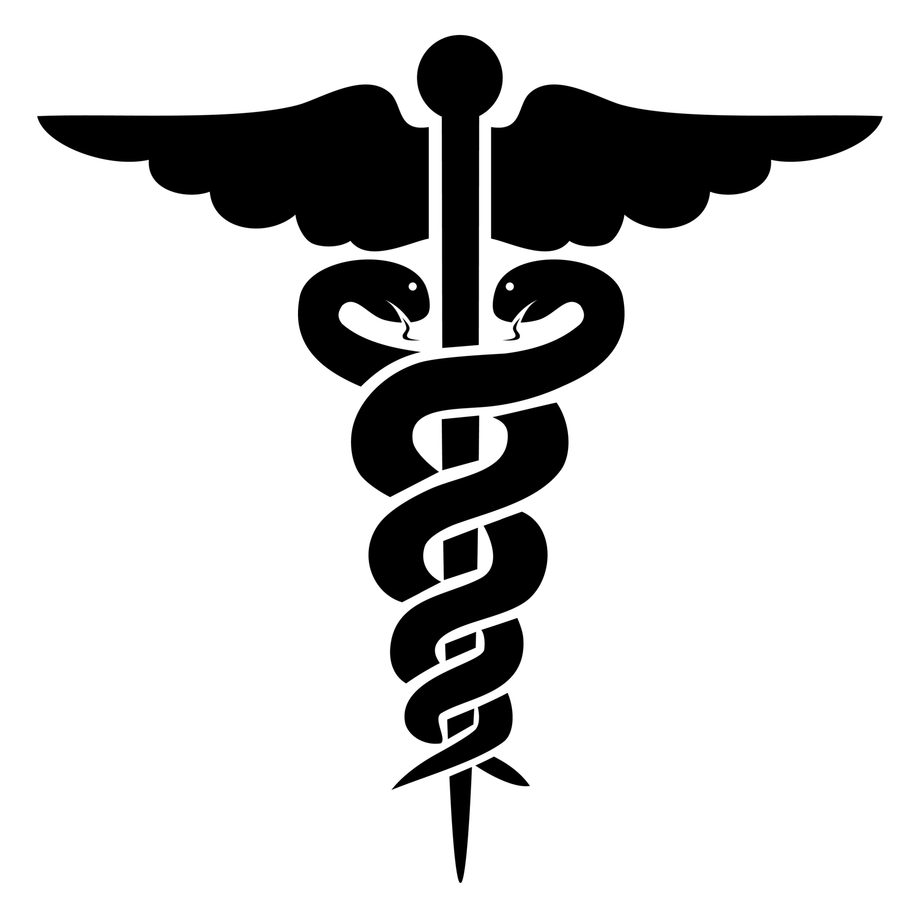 Caduceus Medical Health Doctor Hospital Symbol Stock