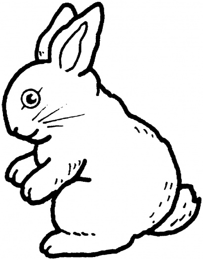 Bunny Outline Image - ClipArt Best