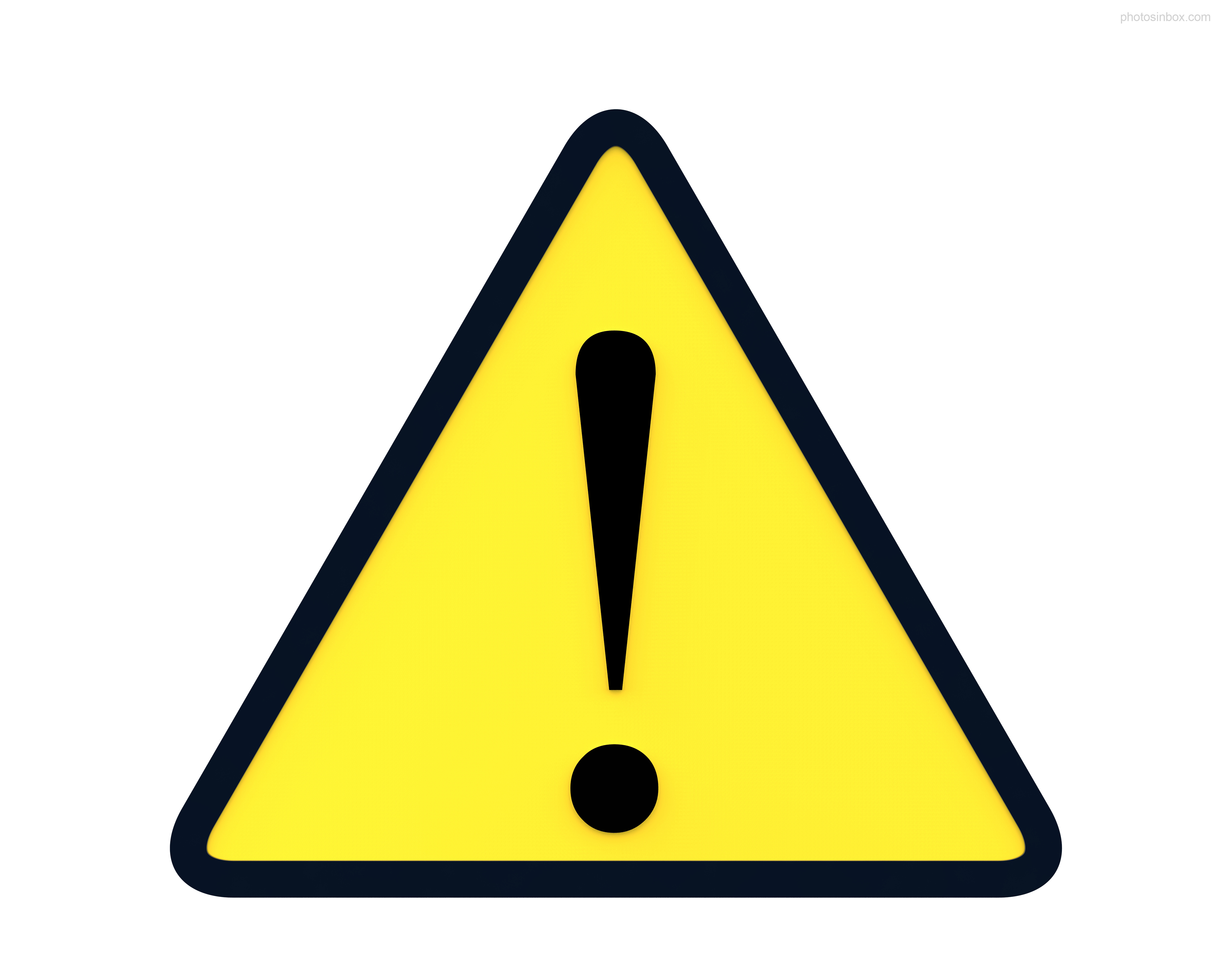 Bmw warning symbol yellow triangle