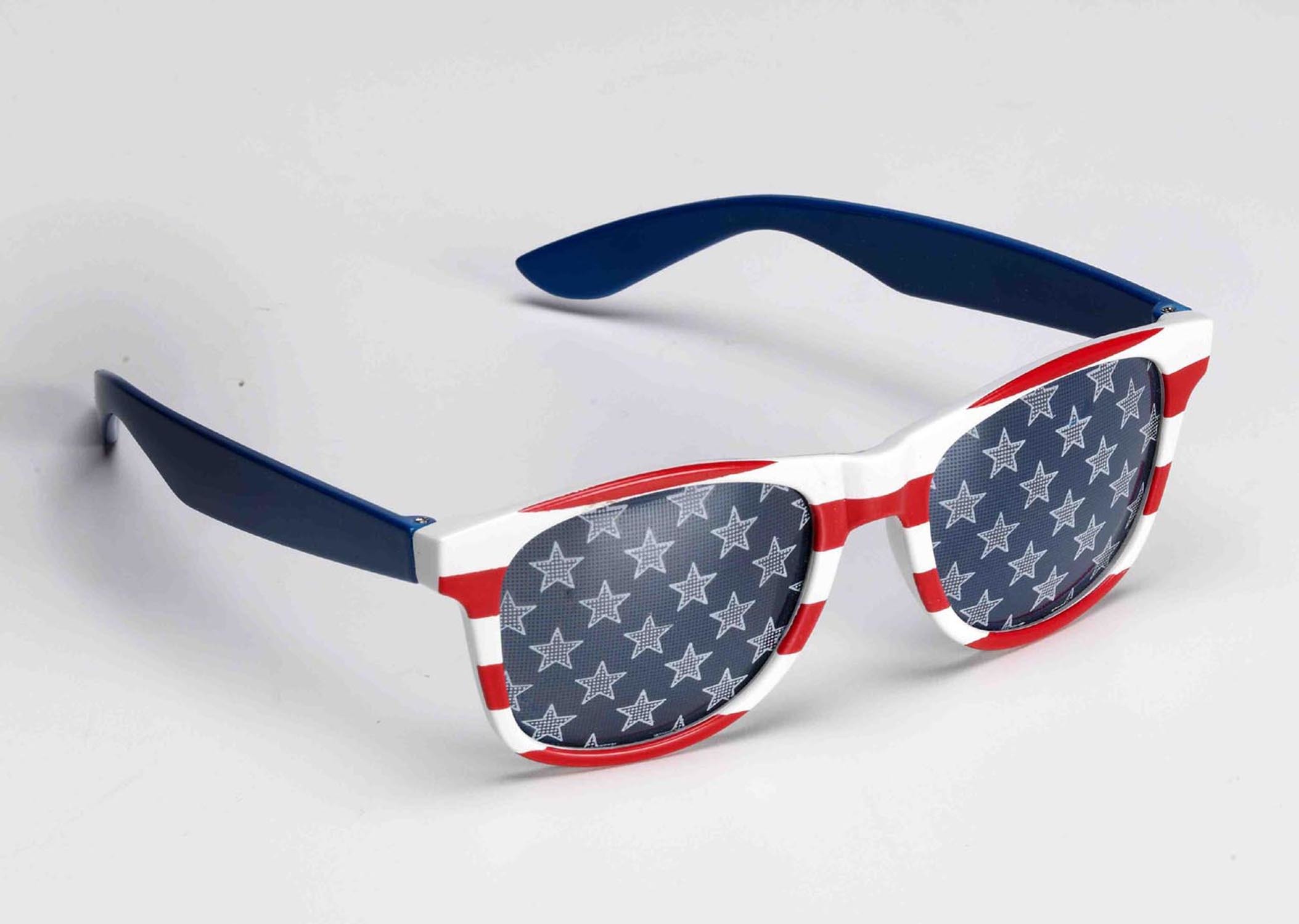 Patriotic Red White and Blue Adult Costume Sunglasses New - ClipArt ...
