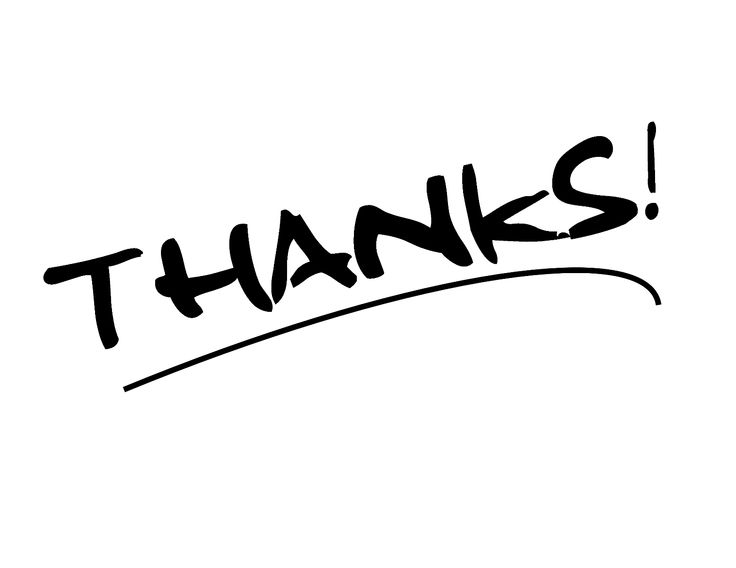 Free Thank You Clipart Black And White - ClipArt Best - ClipArt Best