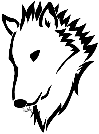 Tribal wolf head - ClipArt Best - ClipArt Best