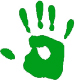 Green Hand Print - ClipArt Best