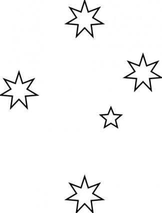 Southern Cross Outline - ClipArt Best