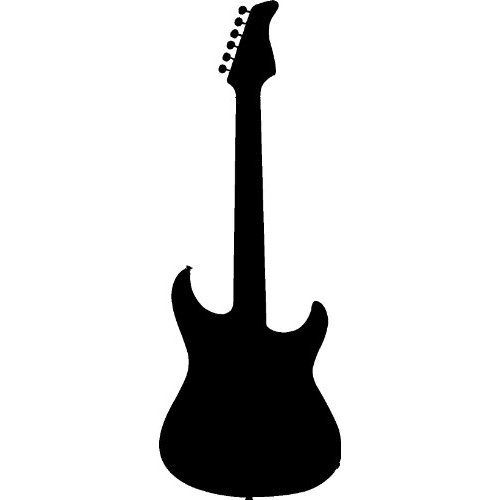 Electric Guitar Silhouette - ClipArt Best
