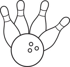 Black And White Bowling Ball - ClipArt Best