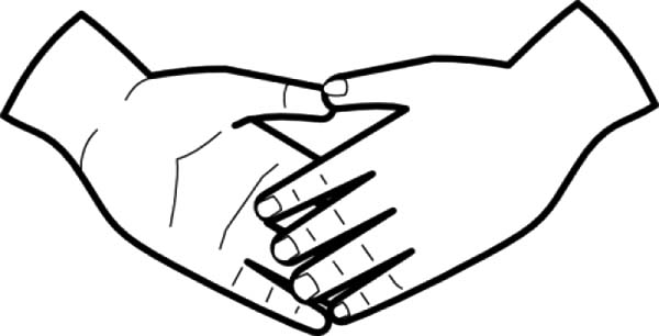 Praying Hands Coloring Pages: Praying Hands Coloring Pages – Best ...